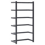Towel Rack Black 24x12x48 cm Steel - 45-Degree Angle