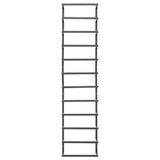 Towel Rack Black 24x12x96 cm Steel