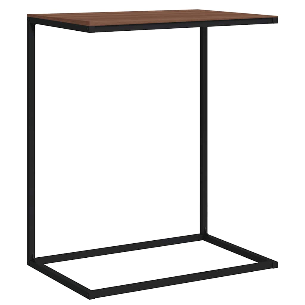 Side Table Black 55x35x66 cm Engineered Wood