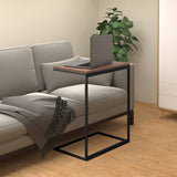 Side Table Black 55x35x66 cm Engineered Wood