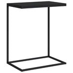 Side Table Black 55x35x66 cm Engineered Wood