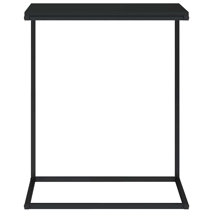 Side Table Black 55x35x66 cm Engineered Wood