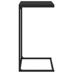 Side Table Black 55x35x66 cm Engineered Wood