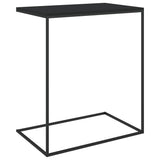 Side Table Black 55x35x66 cm Engineered Wood - 45-Degree Angle