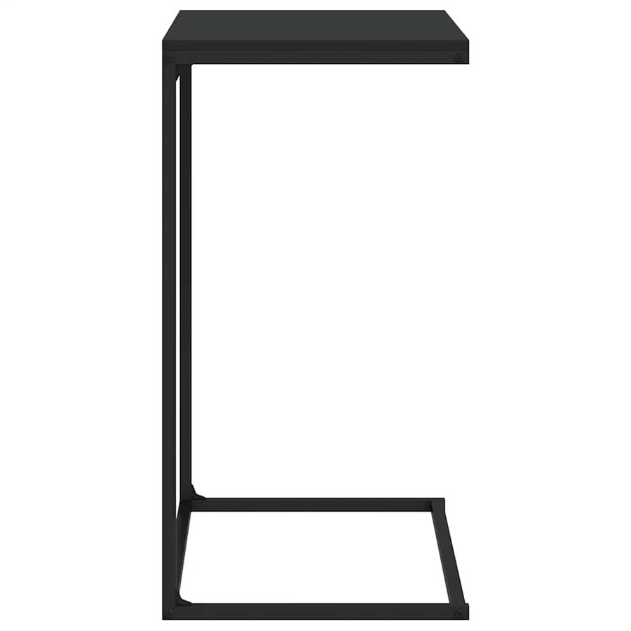 Side Table Black 55x35x66 cm Engineered Wood