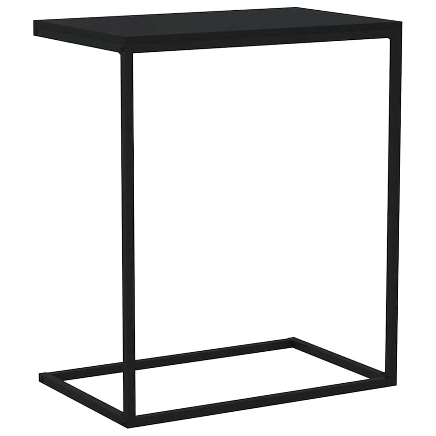 Side Table Black 55x35x66 cm Engineered Wood