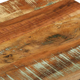 Side Table 40x40x45 cm Solid Reclaimed Wood - Close-Up Angle