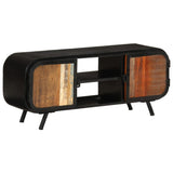 TV Cabinet 110x30x45 cm Solid Reclaimed Wood - Extra Image