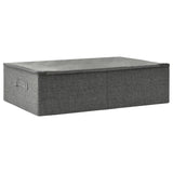 Storage Box Fabric 70x40x18 cm Anthracite - Front View