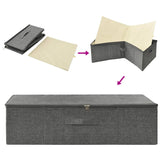 Storage Box Fabric 70x40x18 cm Anthracite - 45-Degree Angle