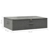 Storage Box Fabric 70x40x18 cm Anthracite - Extra Image