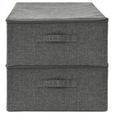 Storage Boxes 2 pcs Fabric 70x40x18 cm Anthracite - 45-Degree Angle