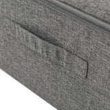 Storage Boxes 2 pcs Fabric 70x40x18 cm Anthracite - Extra Image