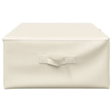Storage Box Fabric 70x40x18 cm Cream