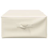 Storage Boxes 2 pcs Fabric 70x40x18 cm Cream - 45-Degree Angle