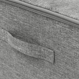 Storage Boxes 2 pcs Fabric 43x34x23 cm Grey - Extra Image