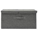 Storage Box Fabric 50x30x25 cm Anthracite - Side View