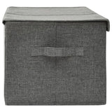 Storage Box Fabric 50x30x25 cm Anthracite - 45-Degree Angle