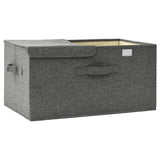 Storage Box Fabric 50x30x25 cm Anthracite - Rear View