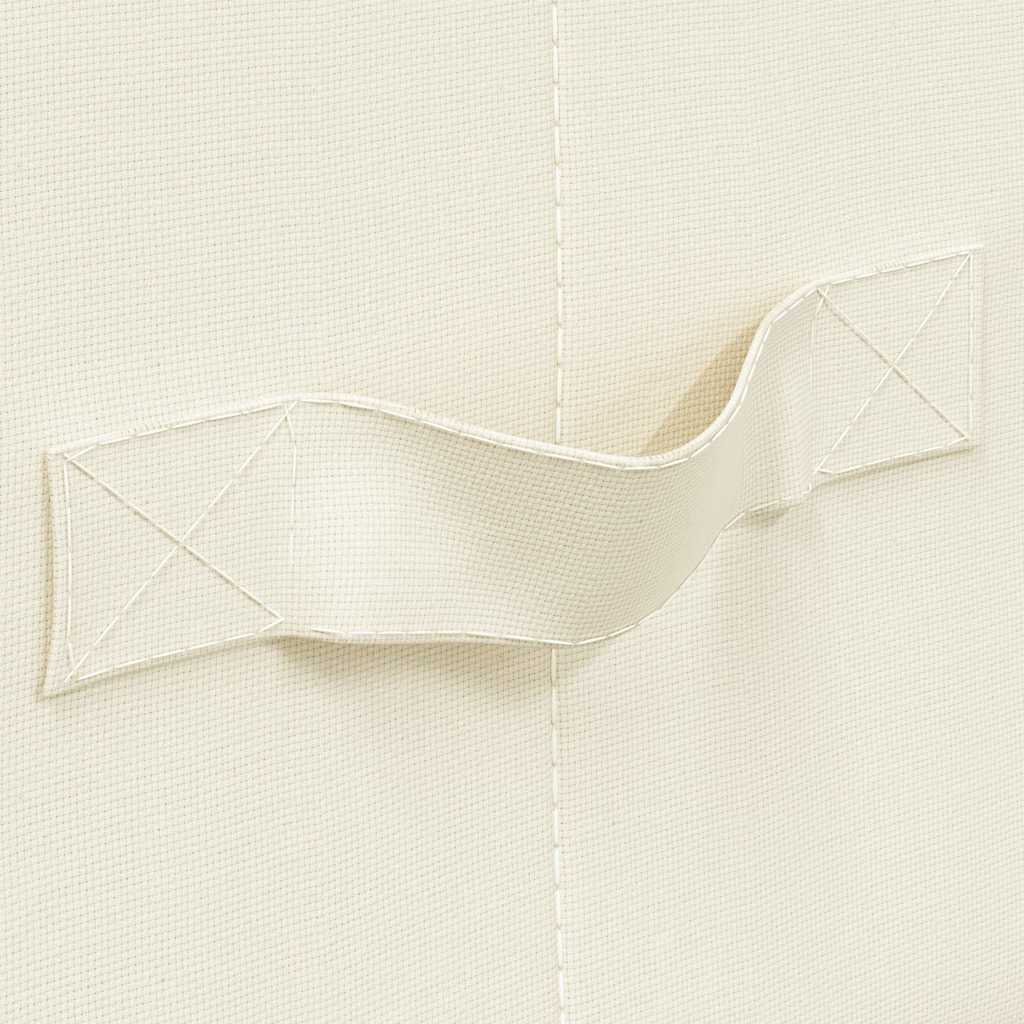 Storage Box Fabric 50x30x25 cm Cream