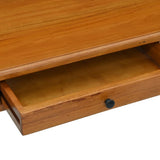 Console Table 110x30x75 cm Solid Mahogany Wood - Rear View