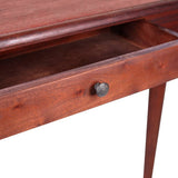 Console Table Classical Brown 110x30x75 cm Solid Mahogany Wood - 45-Degree Angle