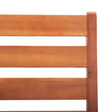 Outdoor Dining Chairs 8 pcs Solid Acacia Wood - Rear View