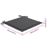 Outdoor Dining Chairs 4 pcs with Cushions Solid Acacia Wood - Close-Up Angle