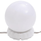 Mirror Light with 8 LED Light Bulbs Warm White and Cold White - Top-Down View