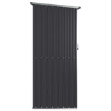 Garden Shed Anthracite 118.5x97x209.5 cm Galvanised Steel - 45-Degree Angle