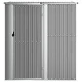 Garden Shed Grey 180.5x97x209.5 cm Galvanised Steel