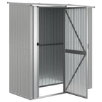 Garden Shed Grey 180.5x97x209.5 cm Galvanised Steel