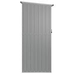 Garden Shed Grey 180.5x97x209.5 cm Galvanised Steel