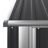 Garden Shed Anthracite 180.5x97x209.5 cm Galvanised Steel - 45-Degree Angle