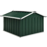 Garden Robot Lawnmower Shed 92x97x63 cm Galvanised Steel Green