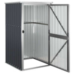 Garden Tool Shed Anthracite 88x89x161 cm Galvanised Steel