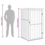 Garden Tool Shed Anthracite 88x89x161 cm Galvanised Steel - Extra Image