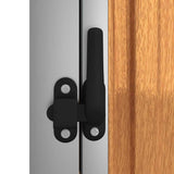 Garden Tool Shed Brown 88x89x161 cm Galvanised Steel - Rear View