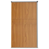 Garden Tool Shed Brown 161x89x161 cm Galvanised Steel - 45-Degree Angle
