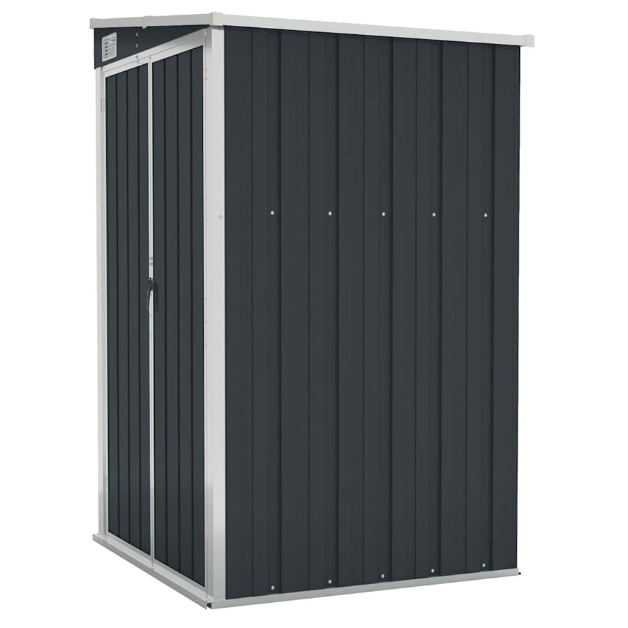 Wall-mounted Garden Shed Anthracite 118x100x178 cm Steel