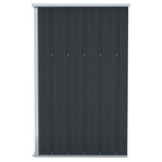 Wall-mounted Garden Shed Anthracite 118x100x178 cm Steel