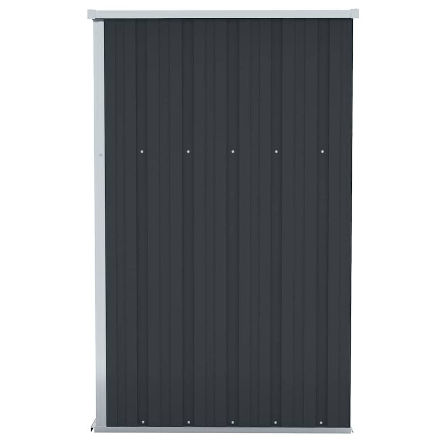 Wall-mounted Garden Shed Anthracite 118x100x178 cm Steel