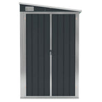 Wall-mounted Garden Shed Anthracite 118x288x178 cm Steel