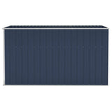 Wall-mounted Garden Shed Anthracite 118x288x178 cm Steel
