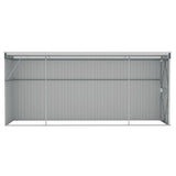 Wall-mounted Garden Shed Green 118x382x178 cm Galvanised Steel