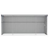 Wall-mounted Garden Shed Anthracite 118x382x178 cm Steel