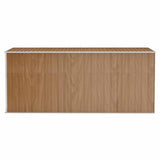 Wall-mounted Garden Shed Brown 118x382x178 cm Galvanised Steel - Top-Down View