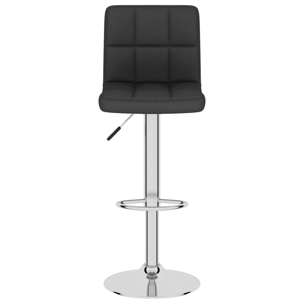 Bar Stools 2 pcs Black Fabric