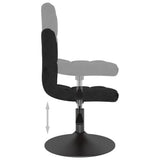 Swivel Dining Chairs 2 pcs Black Velvet - Close-Up Angle
