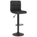 Bar Stools 2 pcs Black Fabric